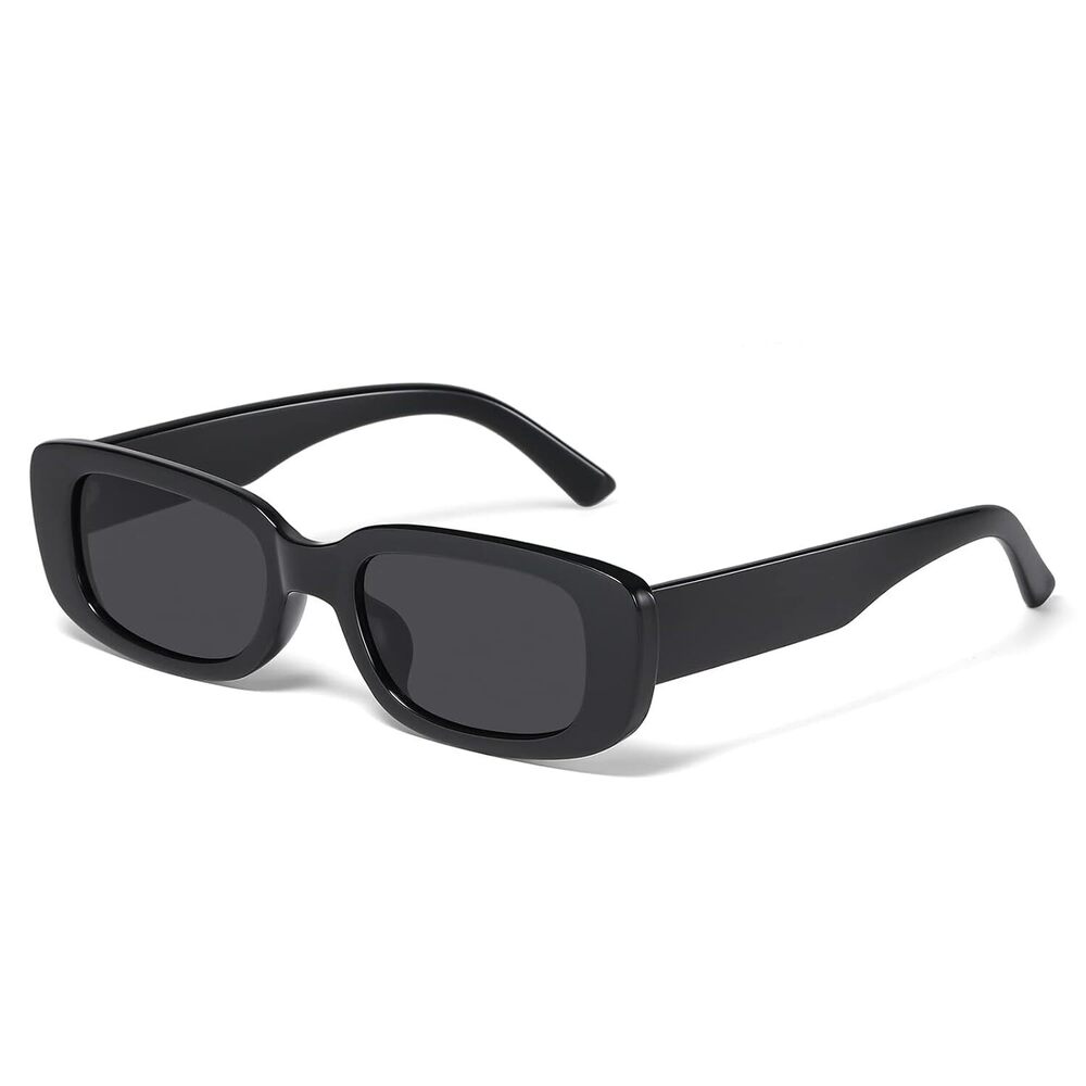 Rectangle Sunglasses for Women Men Trendy Y2k Retro 90s Sun Glasses UV